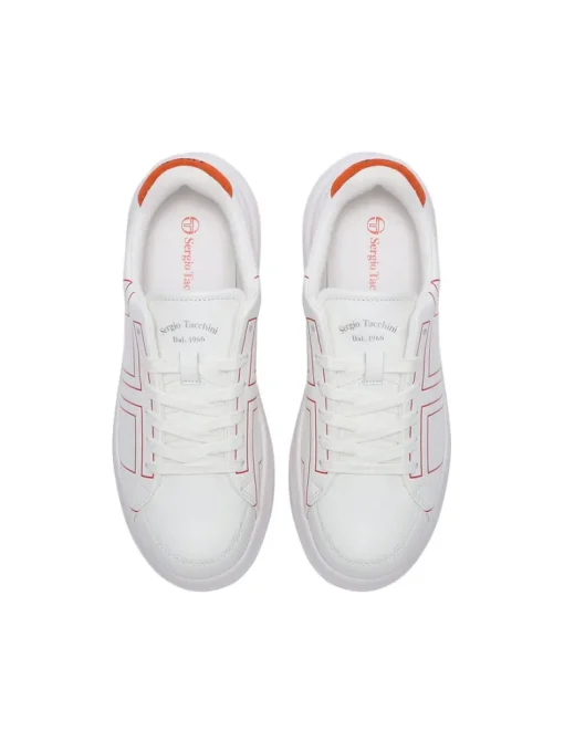 Fashion 1966 Court Sneaker- White/ Adrenaline Rush Shoes