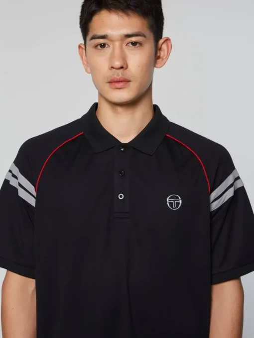 Fashion Ascot Polo- Black Polos
