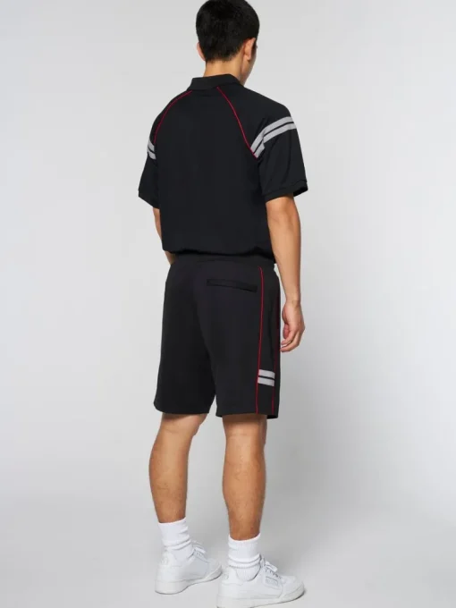 Clearance Ascot Track Short- Black Shorts And Swim