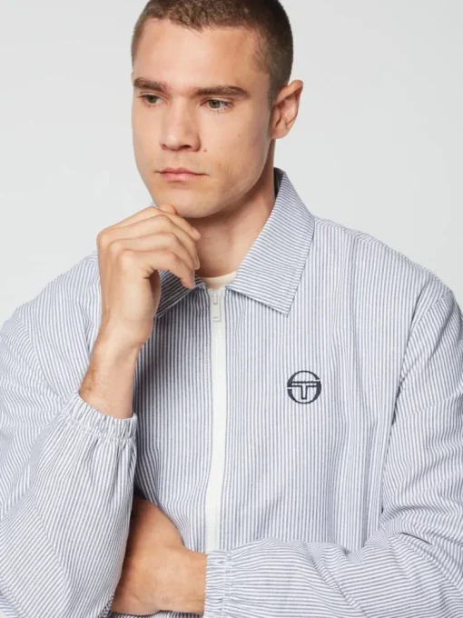 Clearance Benvolio Oxford Jacket- Maritime Blue Matching Separates