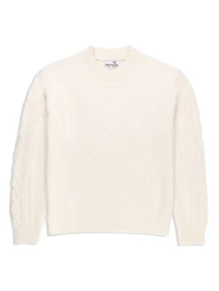 Outlet Cave Sweater- Gardenia Knitwear
