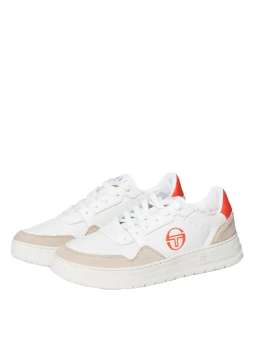 Best Court Classic Mp Sneaker- White/ Tofu/ Ponciana Red View All