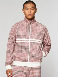 Best Dallas Houndstooth Track Jacket- Poinciana Jackets