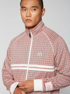Best Dallas Houndstooth Track Jacket- Poinciana Jackets
