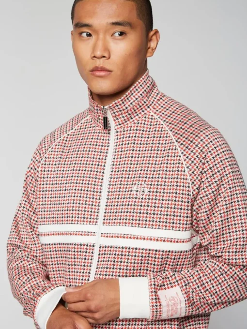 Best Dallas Houndstooth Track Jacket- Poinciana Jackets