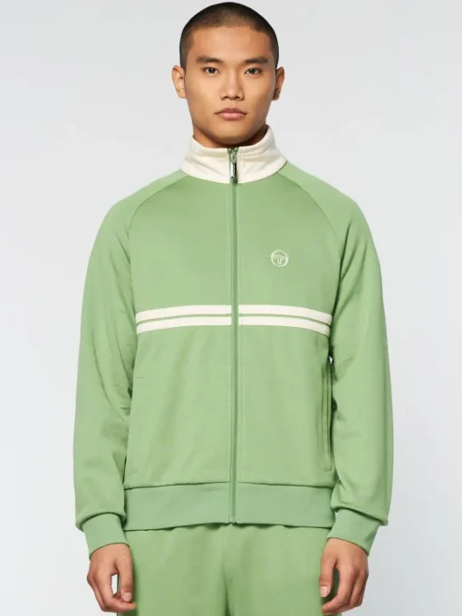Sale Dallas Track Jacket Archivio- Jade Green/ Pearl Ivory Tracksuits