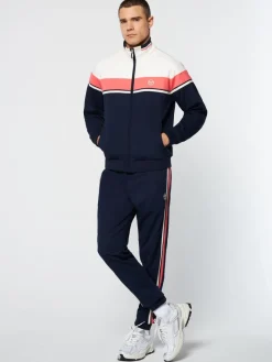 Discount Damarindo Track Jacket Archivio- Gardenia/ Maritime Blue Jackets