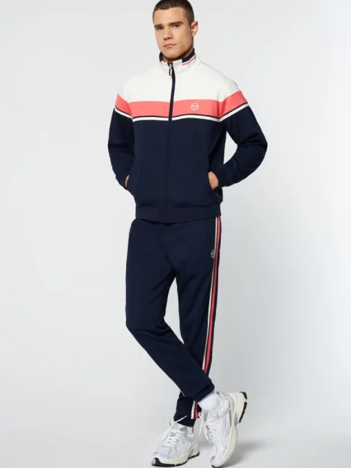 Discount Damarindo Track Jacket Archivio- Gardenia/ Maritime Blue Jackets