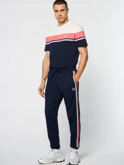 Clearance Damarindo Track Pant Archivio- Gardenia/ Maritime Blue Pants And Sweatpants