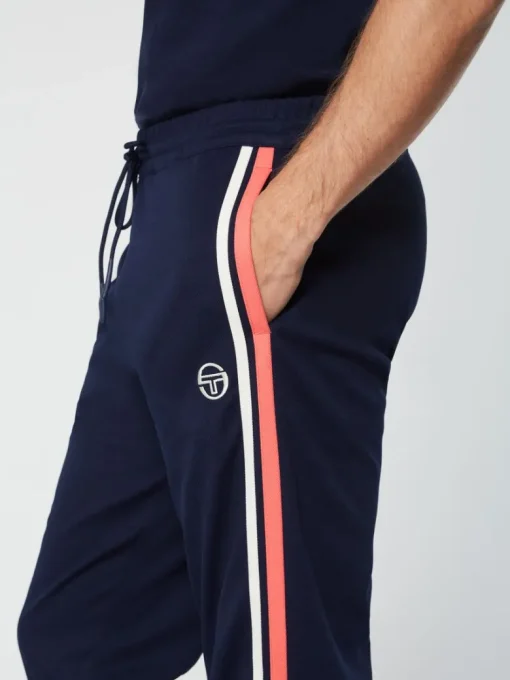 Clearance Damarindo Track Pant Archivio- Gardenia/ Maritime Blue Pants And Sweatpants