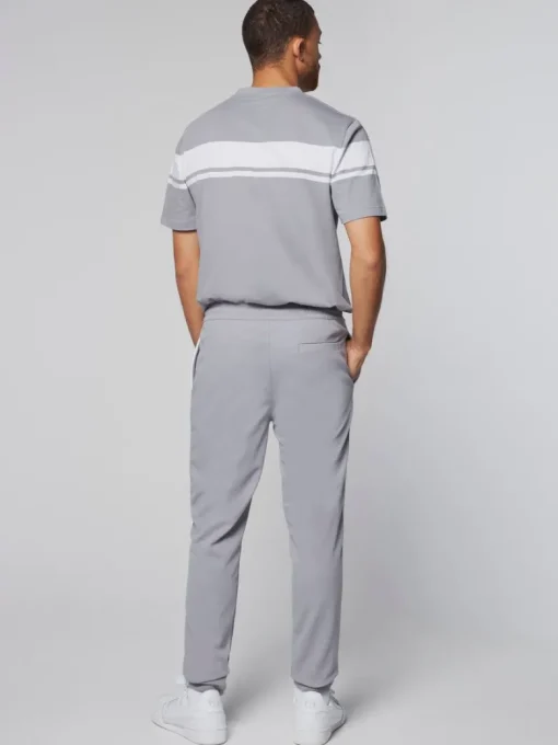 Discount Damarindo Track Pant- Sleet/ White Pants And Sweatpants
