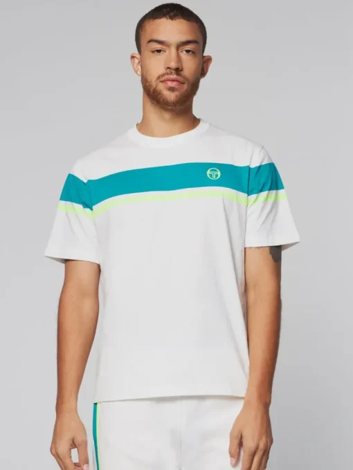 Hot Damarindo T-Shirt- Gardenia/ Blue Grass T-Shirts
