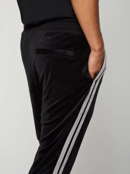 New Damarindo Velour Track Pant- Black Beauty View All