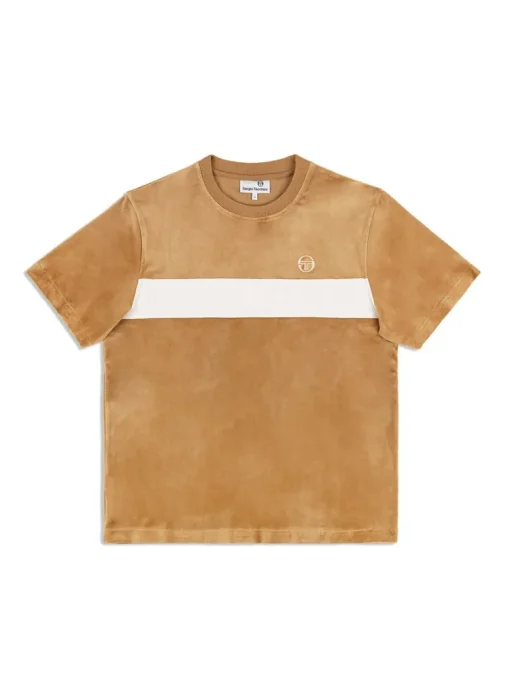 Fashion Debossed Damarindo Velour T-Shirt- Meerkat View All