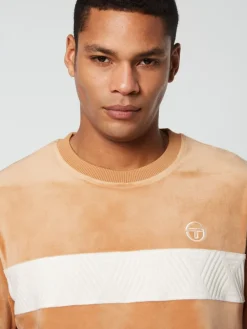 Fashion Debossed Damarindo Velour T-Shirt- Meerkat View All