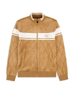 Sale Debossed Damarindo Velour Track Jacket- Meerkat Tracksuits
