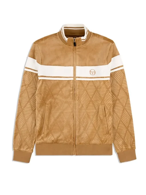 Sale Debossed Damarindo Velour Track Jacket- Meerkat Tracksuits