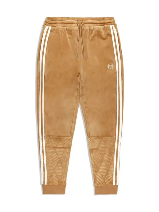 New Debossed Damarindo Velour Track Pant- Meerkat Tracksuits
