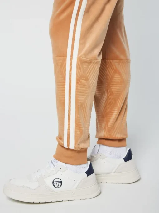 New Debossed Damarindo Velour Track Pant- Meerkat Tracksuits