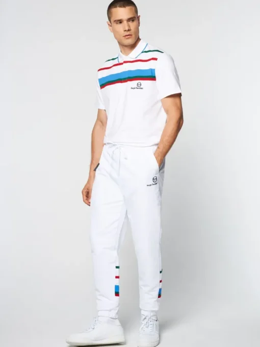 New Denver Track Pants- White Tracksuits