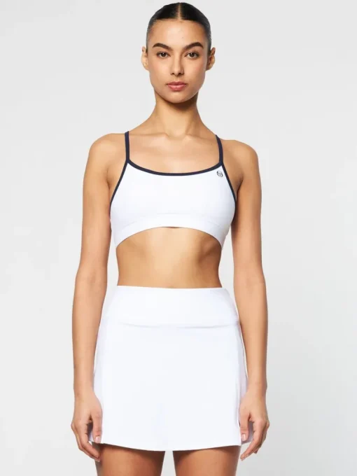 Discount Elisa Sports Top- Brilliant White Tops And Sports Bras