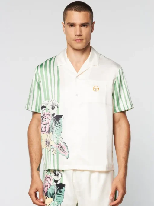 Online Ella Printed Shirt- Gardenia Matching Separates