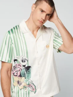Online Ella Printed Shirt- Gardenia Matching Separates