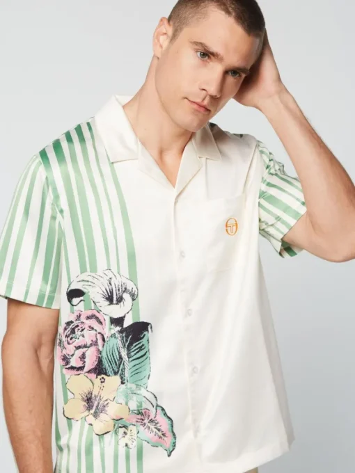 Online Ella Printed Shirt- Gardenia Matching Separates