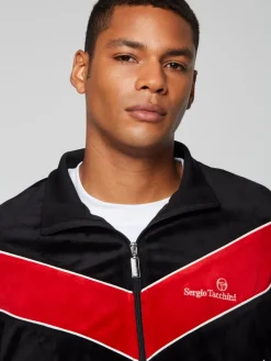 Discount Gallone Velour Track Jacket- Black Beauty Tracksuits