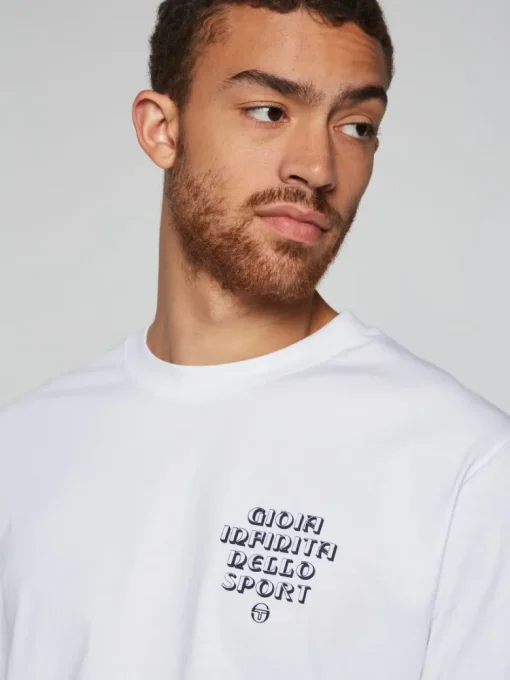 Hot Gioia T-Shirt- White/ White T-Shirts