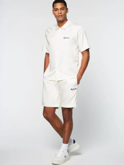 Fashion Giorgio Lounge Shirt- Gardenia Matching Separates