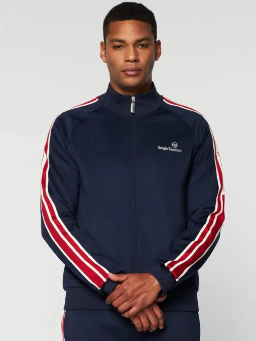 Discount Gromo Tape Track Jacket- Maritime Blue View All