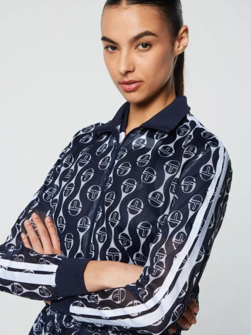 Best Lesi Mesh Jacket- Maritime Blue For The Court