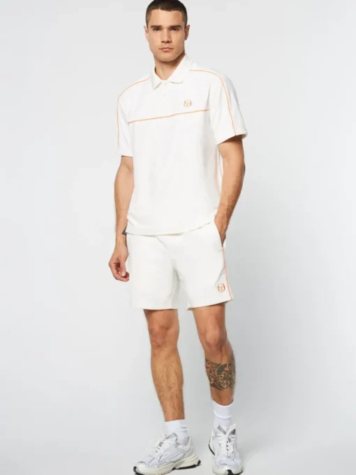 Fashion Lioni Velour Polo Archivio- Gardenia Polos