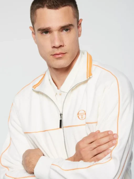 Hot Lioni Velour Track Jacket Archivio- Gardenia Tracksuits