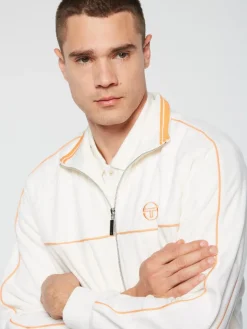 Sale Lioni Velour Track Jacket Archivio- Gardenia Velour