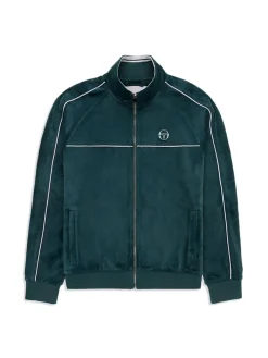 Best Lioni Velour Track Jacket- Botanical Garden Jackets