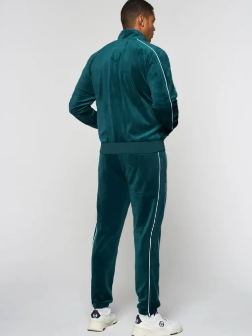 Best Lioni Velour Track Jacket- Botanical Garden Jackets