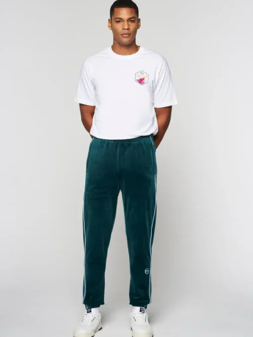 Sale Lioni Velour Track Pant- Botanical Garden Pants And Sweatpants