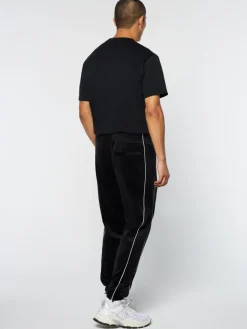 Sale Lioni Velour Track Pant- Black Beauty Tracksuits