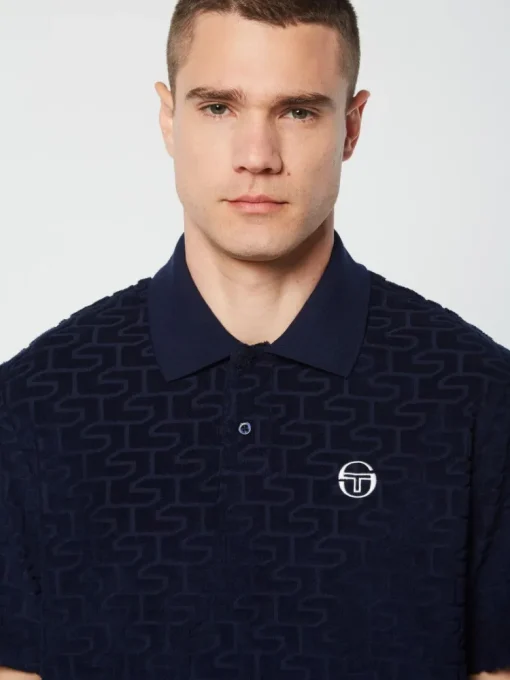 Sale Livata Monogram Polo- Maritime Blue View All