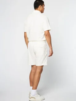 Outlet Livata Monogram Short- Gardenia Shorts And Swim
