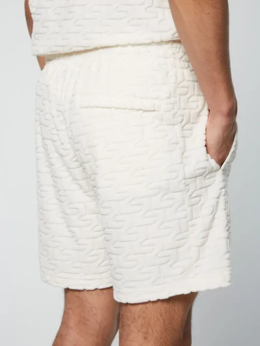 Outlet Livata Monogram Short- Gardenia Shorts And Swim