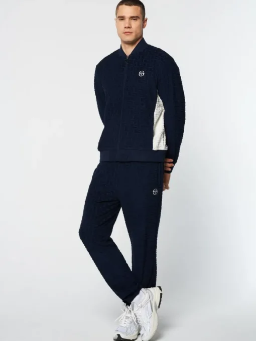 Outlet Livata Monogram Track Jacket- Maritime Blue Tracksuits