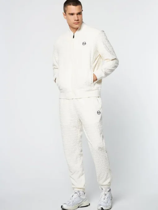 Online Livata Monogram Track Jacket- Gardenia Tracksuits