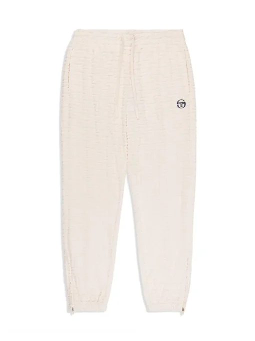 Best Livata Monogram Track Pant- Gardenia Pants And Sweatpants
