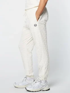 Best Livata Monogram Track Pant- Gardenia Pants And Sweatpants