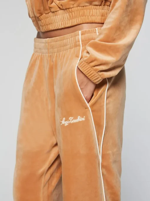 Fashion Mare Velour Pant- Meerkat Velour