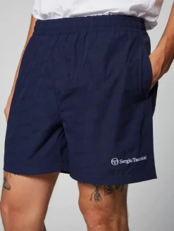 Best Merlata Water-Reactive Swim Short- Maritime Blue Nylon
