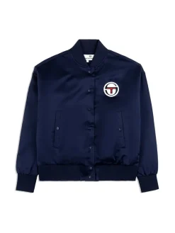Fashion Miss Angela Bomber Jacket- Maritime Blue View All